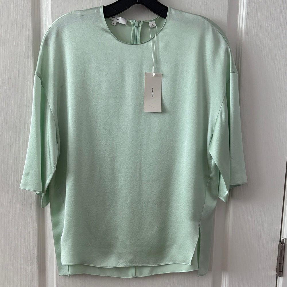Brand new Vince Mint Green Blouse